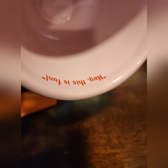 Pink I Love Lucy Coffee Mug Lucys Chocolate Factory Pedestal Large 2006 CBS - Picture 5 of 10